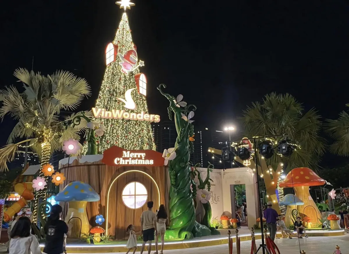 Mô hình điêu khắc tại VinWonders Grand Park