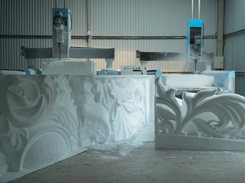 Tạo phôi xốp bằng máy cắt CNC