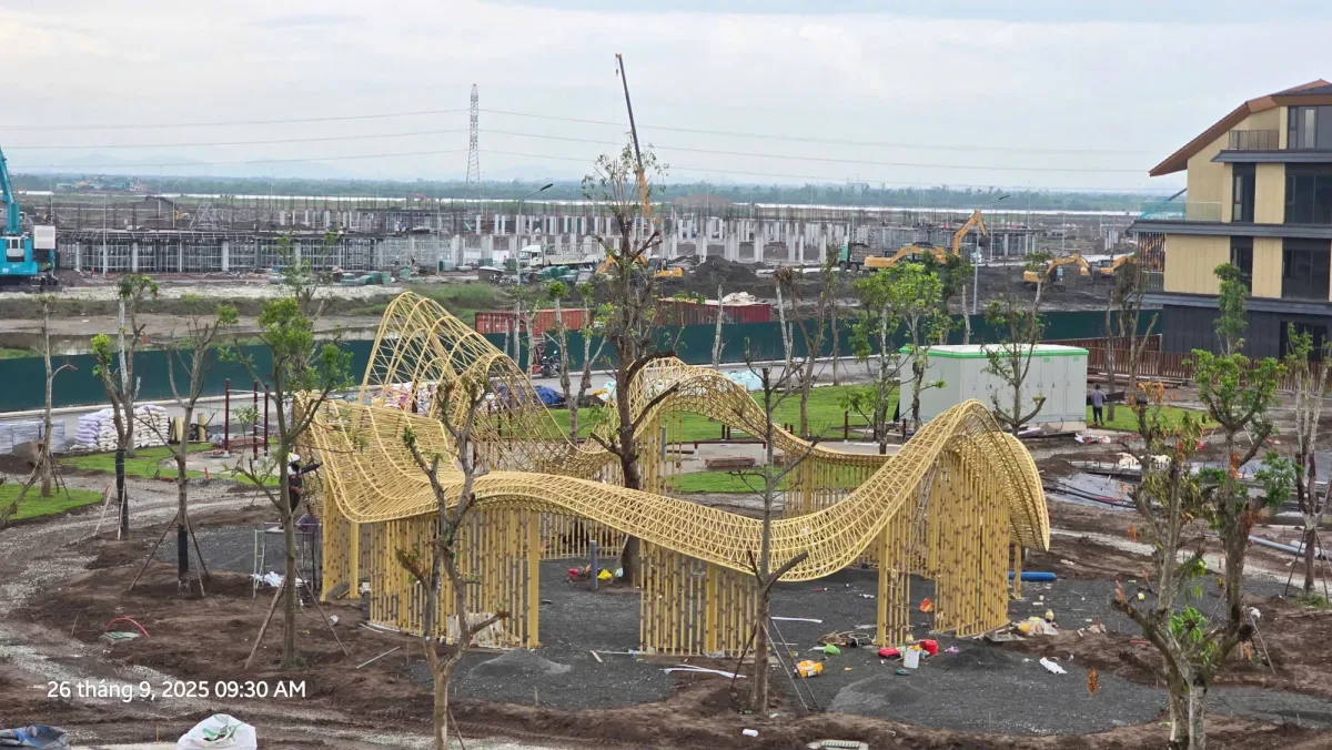 Toàn cảnh một hệ tạo hình có các đường cong lớn