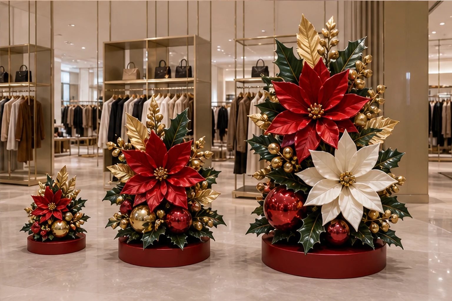 Hình trang trí Noel cho cửa hàng và sự kiện đẹp
